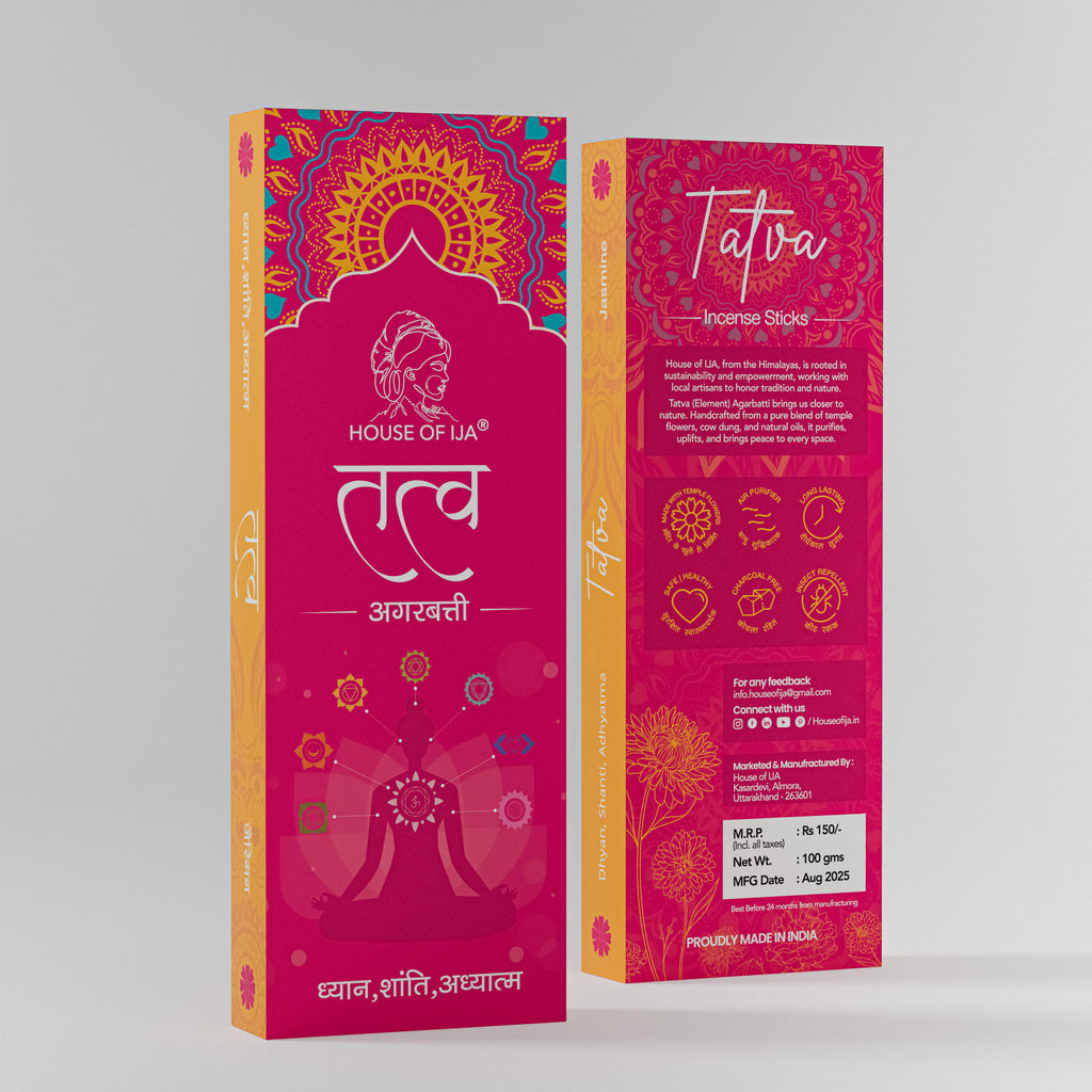 HOUSE OF IJA Tatva Incense Sticks, Lavender  Fragrance, Premium Masala Incense for Home, Puja, Meditation & Relaxation (Copy) (Copy) (Copy) (Copy)